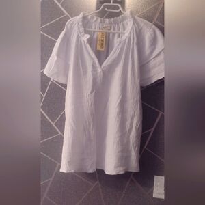 NEW white top ptp 25"